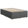 vidaXL Boxspring posteľ s matracom, tmavosiv&aacute; 120x190 cm, l&aacute;tka