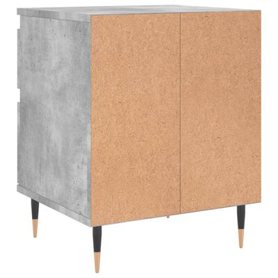 vidaXL Nočný stolík betónovo sivý 40x35x50 cm kompozitné drevo