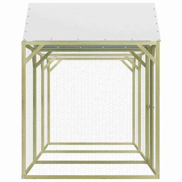 vidaXL Klietka pre sliepky 4,5x1,5x2 m, impregnovan&aacute; borovica