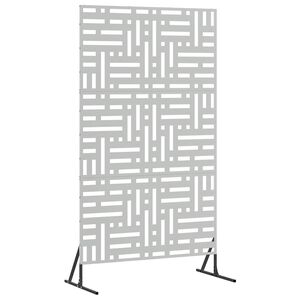 vidaXL Z&aacute;ves na zabezpečenie s&uacute;kromia 100 x 50 x 180 cm Strieborn&aacute;