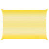 vidaXL Slnečn&aacute; plachta Žlt&aacute; a biela 6 x 4 m 100% polyester Oxford