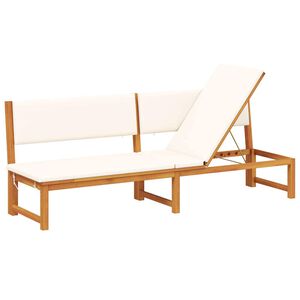 vidaXL Leh&aacute;tko s vank&uacute;&scaron;om Pr&iacute;rodn&yacute; olej 200 x 57 x 75cm Ak&aacute;ciov&yacute; mas&iacute;v