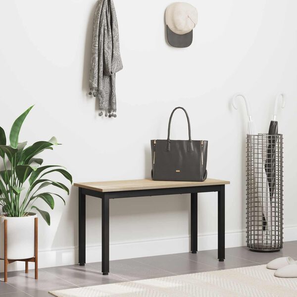 vidaXL lavička Sonoma 80 x 35 x 45 cm Kompozitn&eacute; drevo