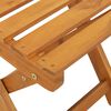 vidaXL Z&aacute;hradn&aacute; stolička 4 pcs Pr&iacute;rodn&yacute; olej 40 x 42 x 85 cm