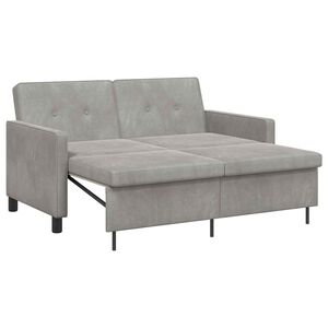 vidaXL Rozkladacia posteľ Svetlosiv&aacute; 154 x 94,5 x 80,5 cm L&aacute;tka