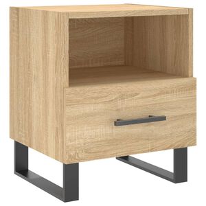 vidaXL Nočn&yacute; stol&iacute;k dub sonoma 40x35x47,5 cm kompozitn&eacute; drevo