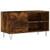 vidaXL Skrinka na platne dymov&yacute; dub 85x38x48 cm kompozitn&eacute; drevo