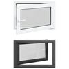 vidaXL Otočn&eacute; a sklopn&eacute; okno do suter&eacute;nu RISOR 90 x 50 cm PVC a sklo