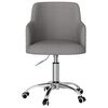 vidaXL Otočn&aacute; kancel&aacute;rska stolička tmavosiv&aacute; l&aacute;tkov&aacute;