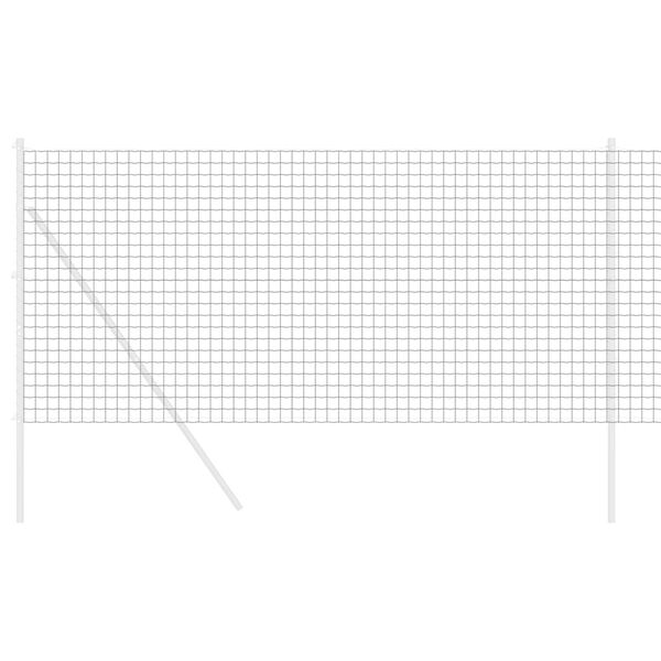 vidaXL Euro plot Siv&aacute; 1 x 25 m Železo potiahnut&eacute; PVC