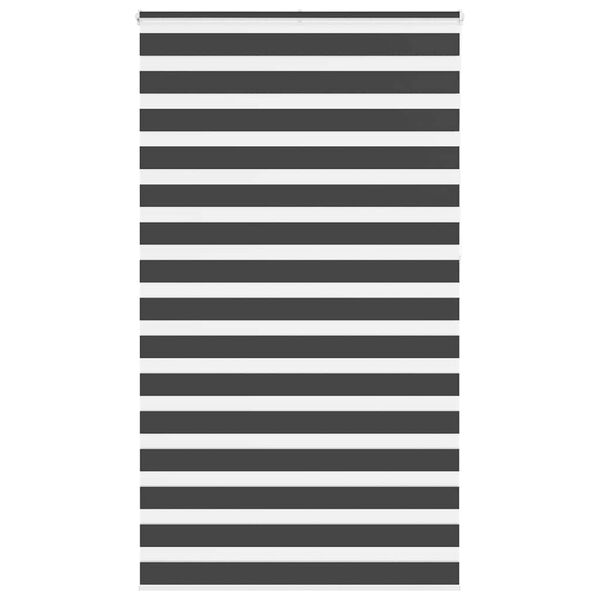 vidaXL Zebra roleta čierna 135x230 cm &scaron;&iacute;rka l&aacute;tky 130,9cm polyester