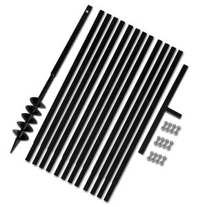 Zemn&aacute; vŕtačka 100mm s rukov&auml;ťou a 13 m oceľovou predlžovacou r&uacute;rkou