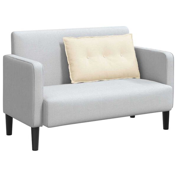 vidaXL Podu&scaron;ka na chrb&aacute;t Kr&eacute;mov&aacute; 80 x 50 cm Kord&uacute;rov&aacute; tkanina