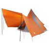 vidaXL Tipi stan so strechou &Scaron;ed&aacute; a oranžov&aacute; 510 x 690 x 330 cm taft