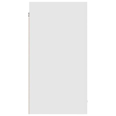 vidaXL Závesná skrinka, lesklá biela 80x31x60 cm, kompozitné drevo