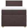 vidaXL Boxspring posteľ s matracom tmavohned&aacute; 100x200 cm l&aacute;tka