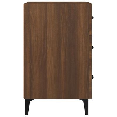 vidaXL Nočný stolík hnedý dub 40x40x66 cm kompozitné drevo