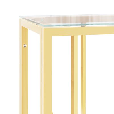 vidaXL Konferenčný stolík 110x30x70 cm nehrdzavejúca oceľ a sklo