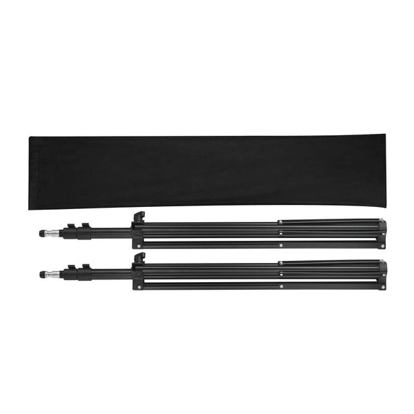 vidaXL Stojan na svetlo, 2 ks, v&yacute;&scaron;ka 78-210 cm