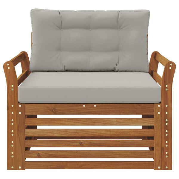 vidaXL Z&aacute;hradn&aacute; s&uacute;prava gaučov Mas&iacute;vne ak&aacute;ciov&eacute; drevo a polyester