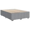 vidaXL Boxspring posteľ s matracom bledosiv&yacute; 140x190 cm l&aacute;tka