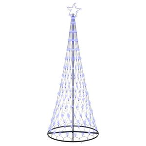 vidaXL LED vianočn&yacute; stromček Modr&aacute; 250 cm Kov