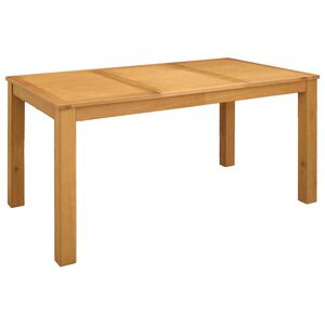 vidaXL Jed&aacute;lensk&yacute; st&ocirc;l 150 x 85 x 75 cm Mas&iacute;vne dubov&eacute; drevo Pr&iacute;rodn&aacute;