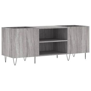 vidaXL Skrinka na platne siv&aacute; sonoma 121x38x48 cm kompozitn&eacute; drevo