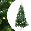 vidaXL Vianočn&yacute; stromček s 150 LED-i so stojanom Zelen&aacute; 150 cm PE