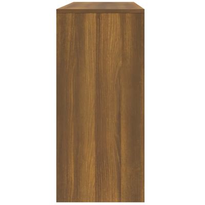 vidaXL Konzolový stolík hnedý dub 100x35x76,5 cm drevotrieska