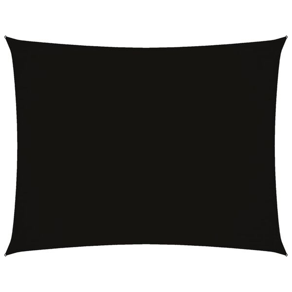 vidaXL Tieniaca plachta oxfordsk&aacute; l&aacute;tka obdĺžnikov&aacute; 2,5x3,5 m čierna