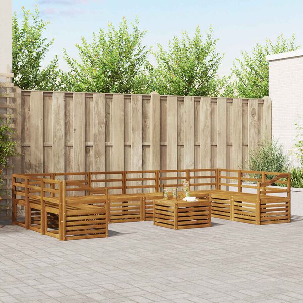 vidaXL S&uacute;pravy pohoviek Pr&iacute;rodn&aacute; Pevn&eacute; ak&aacute;ciov&eacute; drevo