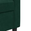 vidaXL 2-miestna pohovka tmavozelen&aacute; 120 cm zamat
