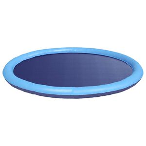 vidaXL Splash pad pre deti a psov Modr&aacute; &Oslash;150 x 10 cm PVC