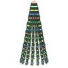 vidaXL LED vianočn&yacute; stromček 150 cm 240 LED Viac farieb Oceľ Zelen&aacute;