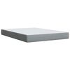 vidaXL Boxspring posteľ s matracom bledosiv&aacute; 140x200 cm l&aacute;tka