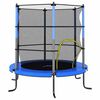 vidaXL Trampol&iacute;na s bezpečnostnou sieťou okr&uacute;hla 140x160 cm modr&aacute;