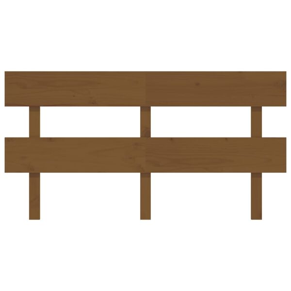 vidaXL Čelo postele medovo-hned&eacute; 164x3x81 cm mas&iacute;vna borovica