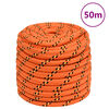 vidaXL Lodn&eacute; lano oranžov&eacute; 18 mm 50 m polypropyl&eacute;n