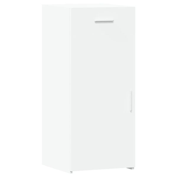 vidaXL Komoda biela 40x42,5x93 cm kompozitn&eacute; drevo