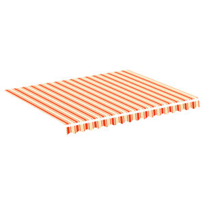 vidaXL N&aacute;hradn&aacute; l&aacute;tka na mark&iacute;zu, žlto-oranžov&aacute;, 300x250 cm, polyester