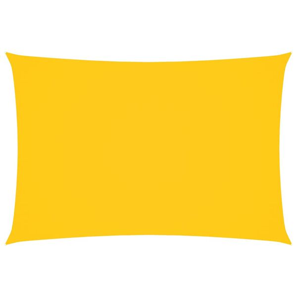 vidaXL Tieniaca plachta oxfordsk&aacute; l&aacute;tka obdĺžnikov&aacute; 3x5 m žlt&aacute;