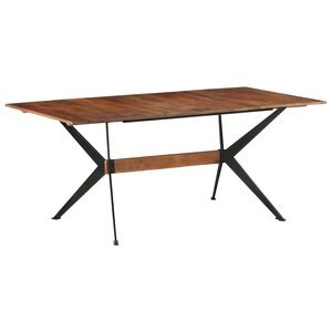 vidaXL Jed&aacute;lensk&yacute; st&ocirc;l 180x90x76 cm mangovn&iacute;kov&yacute; mas&iacute;v