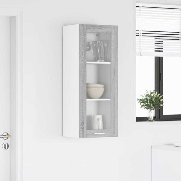 vidaXL Z&aacute;vesn&aacute; skrinka Siv&yacute; Sonoma 40 x 31 x 100 cm Kompozitn&eacute; drevo