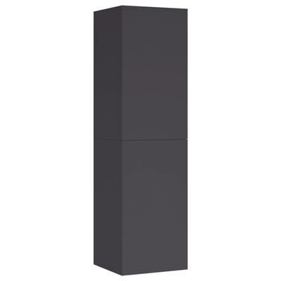 vidaXL TV skrinka, sivá 30,5x30x110 cm, kompozitné drevo