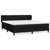 vidaXL Posteľn&yacute; r&aacute;m boxspring s matracom čierny 180x200 cm l&aacute;tka