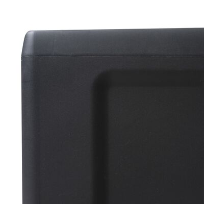 vidaXL Záhradná skladovacia skrinka s 1 policou, čierna