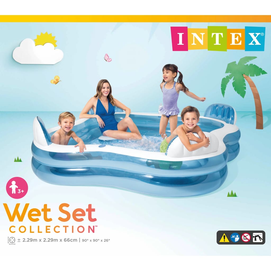 Intex Nafukovací rodinný bazén Swim Center 56475NP