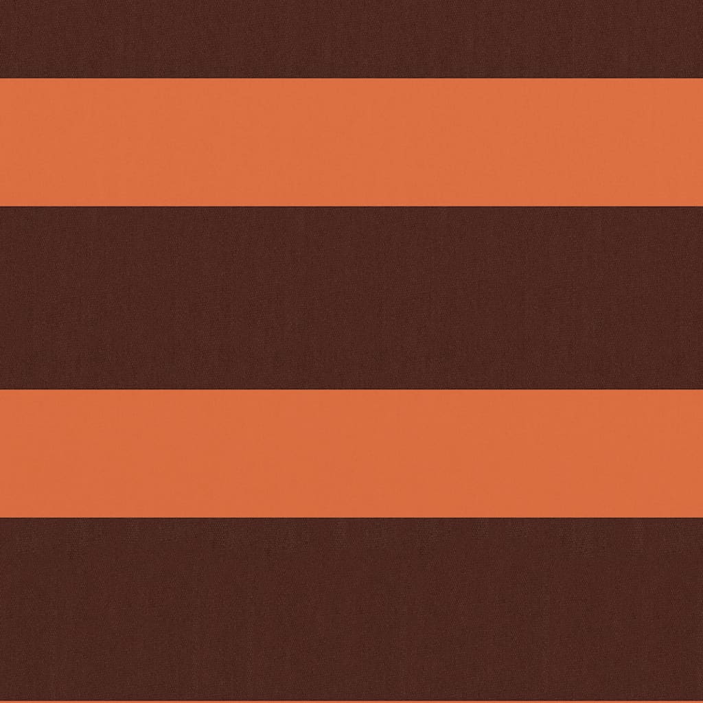 vidaXL Balkónová markíza, oranžová a hnedá 75x500 cm, oxfordská látka