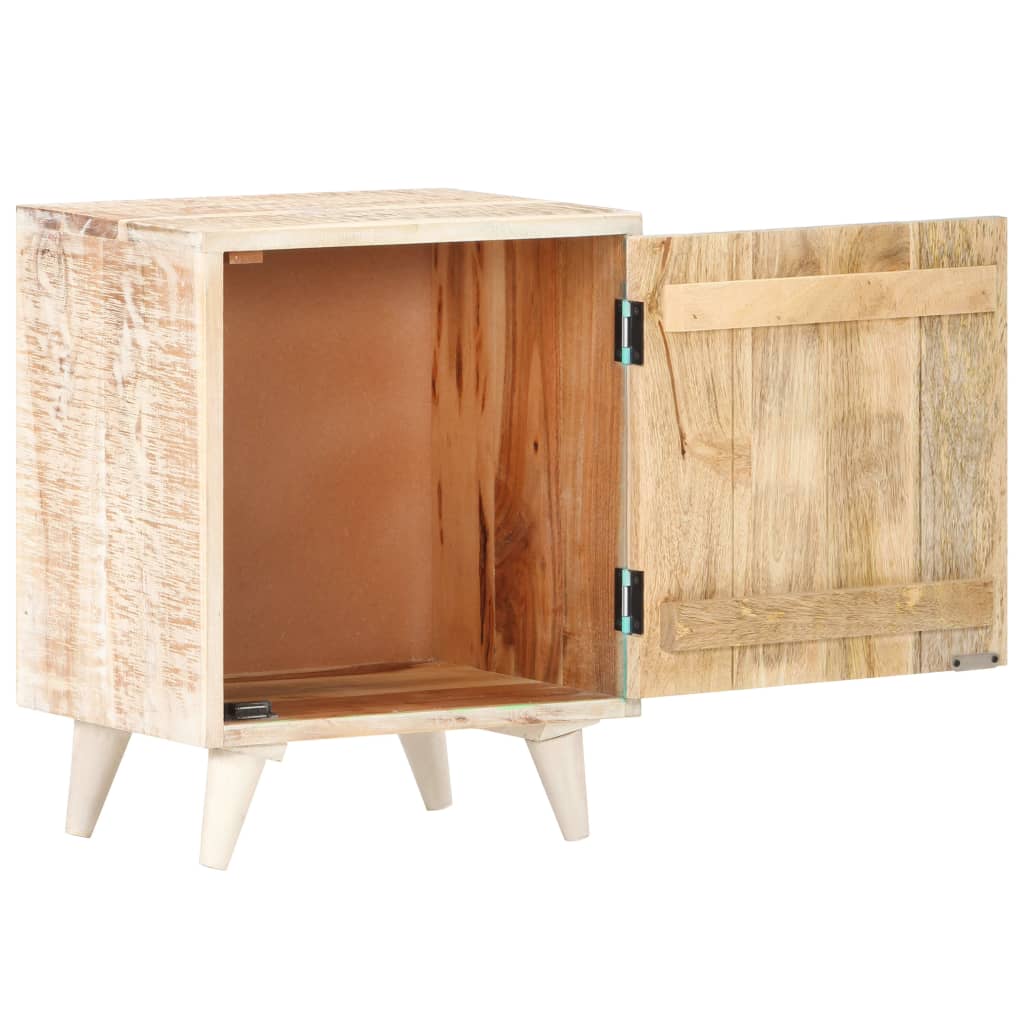 vidaXL Vyrezávaný nočný stolík 40x30x50 cm masívne akáciové drevo